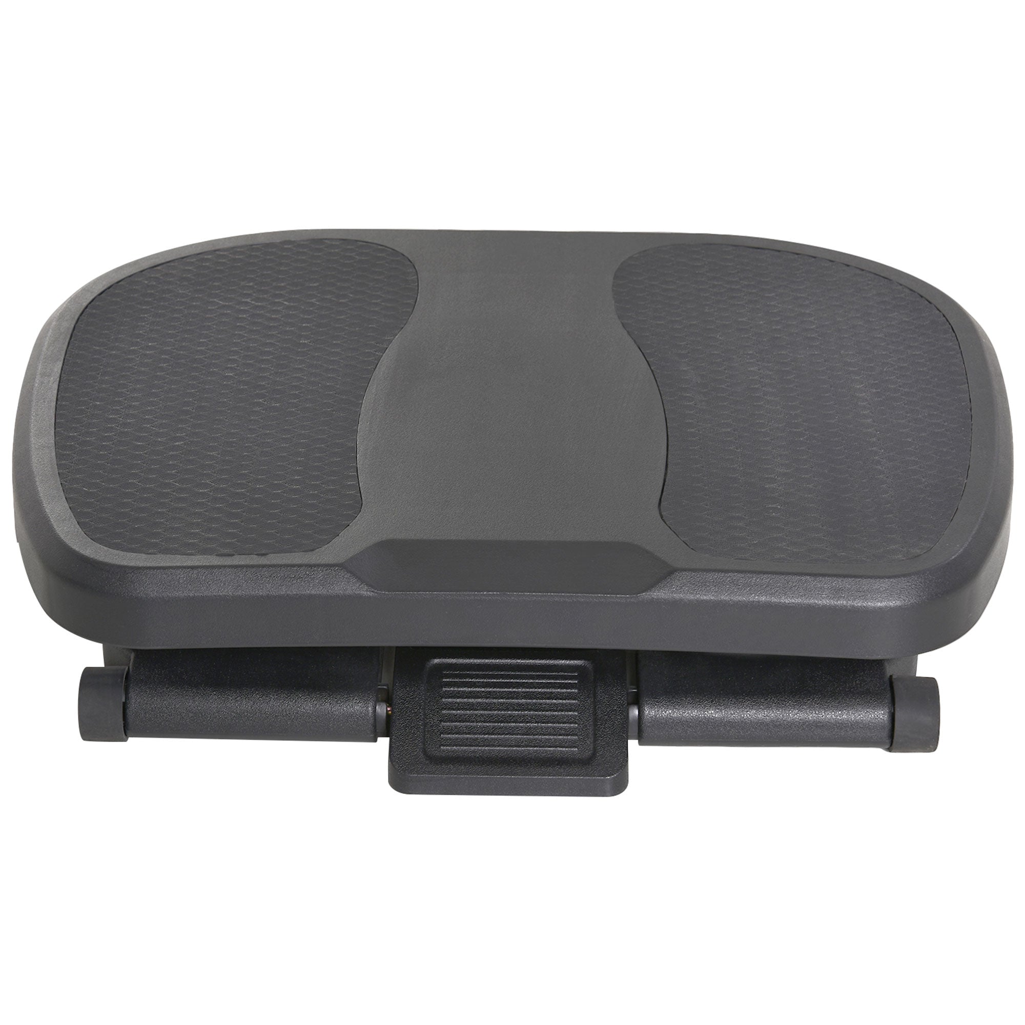 HOMCOM 0-30° Three-Height Under-Desk Support Footrest - Black