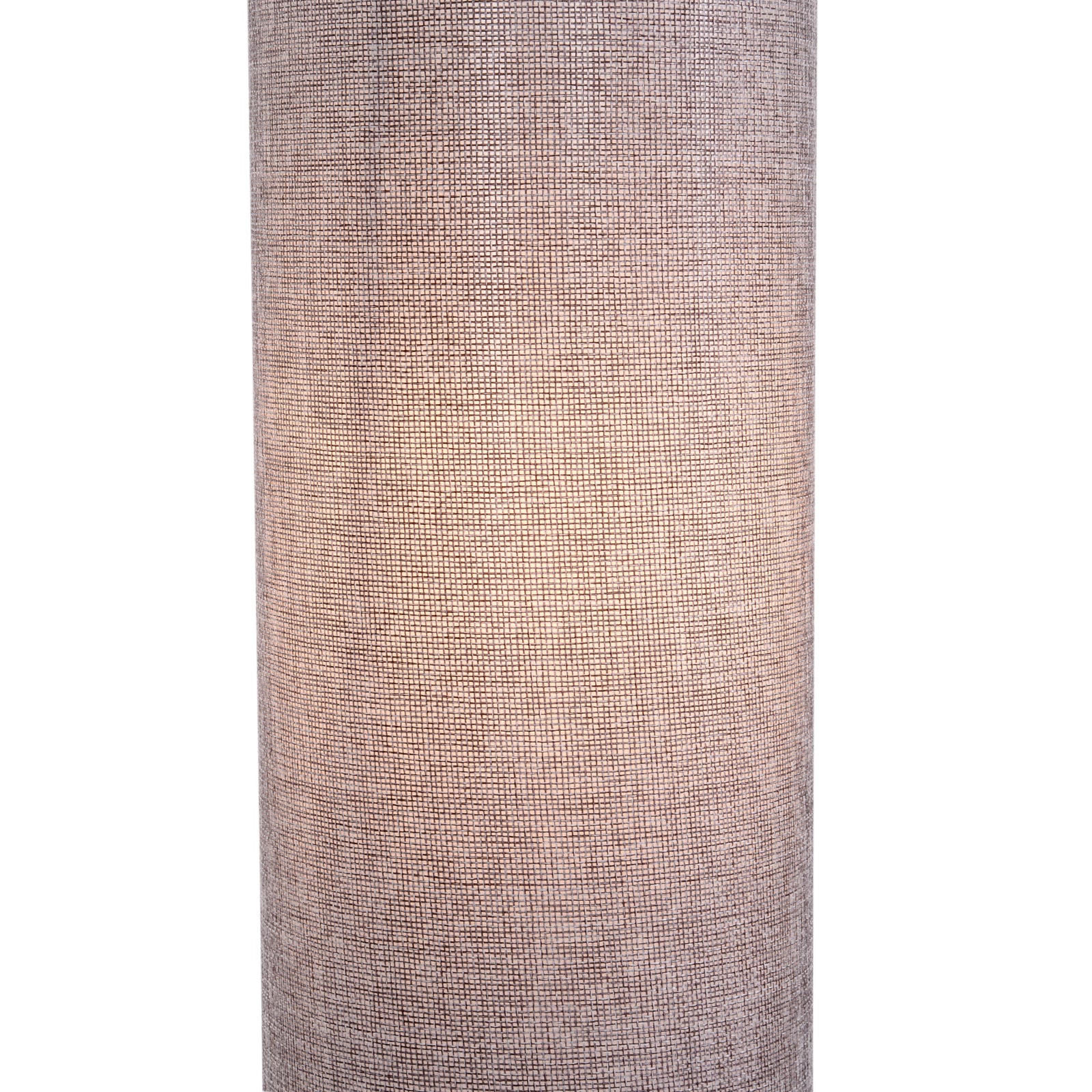 HOMCOM 47-Inch Modern Wooden Floor Lamp for Bedroom, Study or Living Space with Fabric Linen Shade (Grey) 120 CM