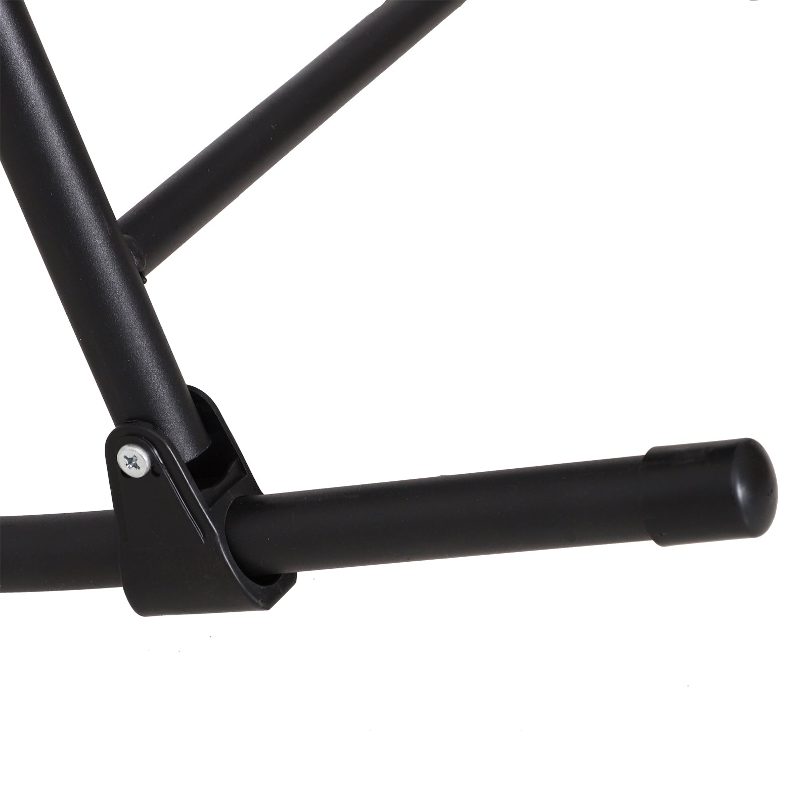 Outsunny Garden Rocking Chair Folding Outdoor Adjustable Rocker Zero-Gravity Seat with Headrest Camping Fishing Patio Deck, 90 x 64 x 110 cm - Black