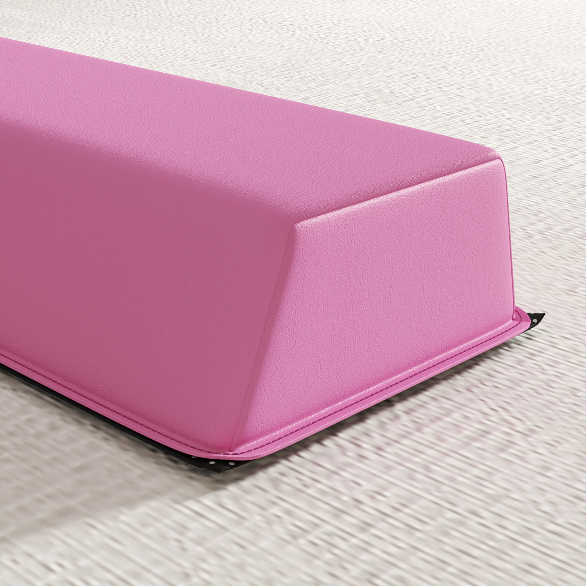 SPORTNOW 7.7ft Folding Gymnastics Beam, Floor Balance Beam for Kids with Anti-Slip Base, Gymnastics Equipment for Home, Pink