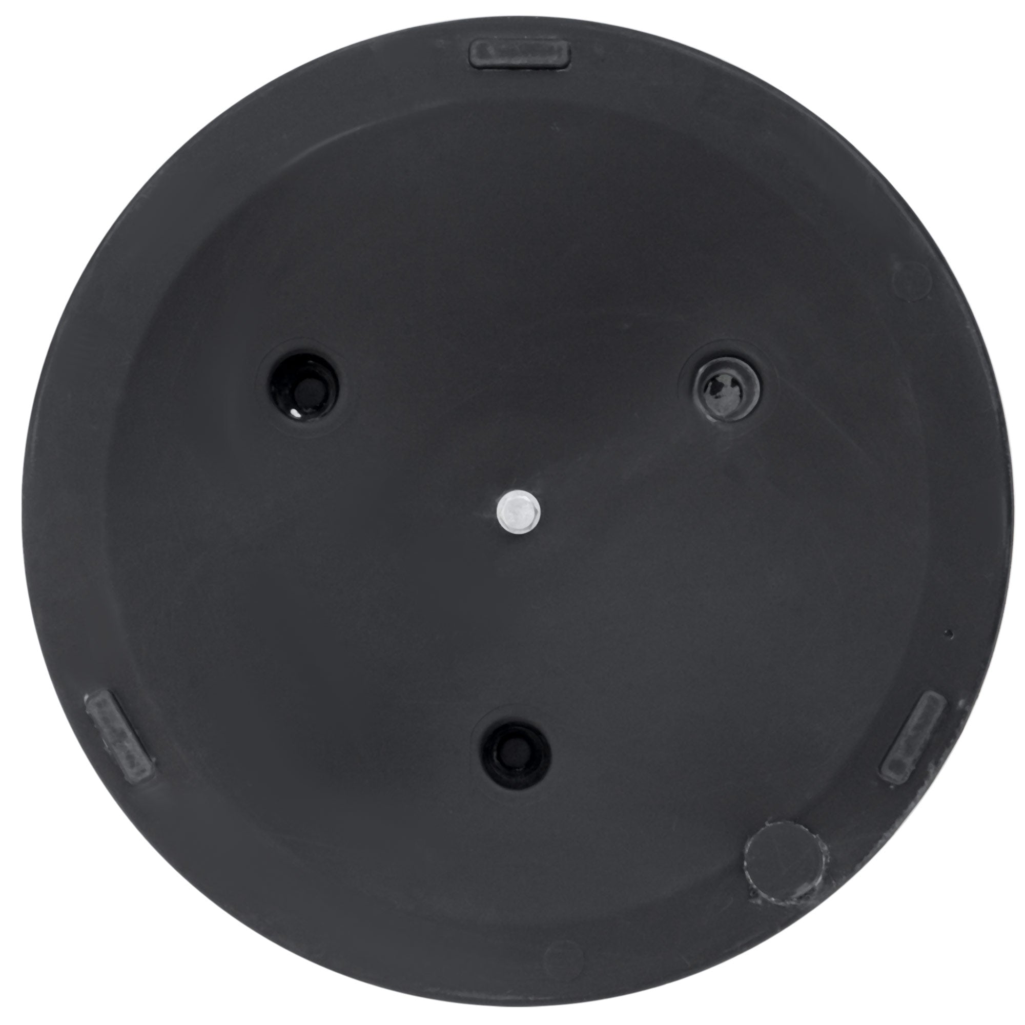 Outsunny 14kg Round Cement Parasol Base Umbrella Weight Stand Holder Fits Φ35mm,Φ38mm,Φ48mm Pole for Patio Outdoor Garden - Black