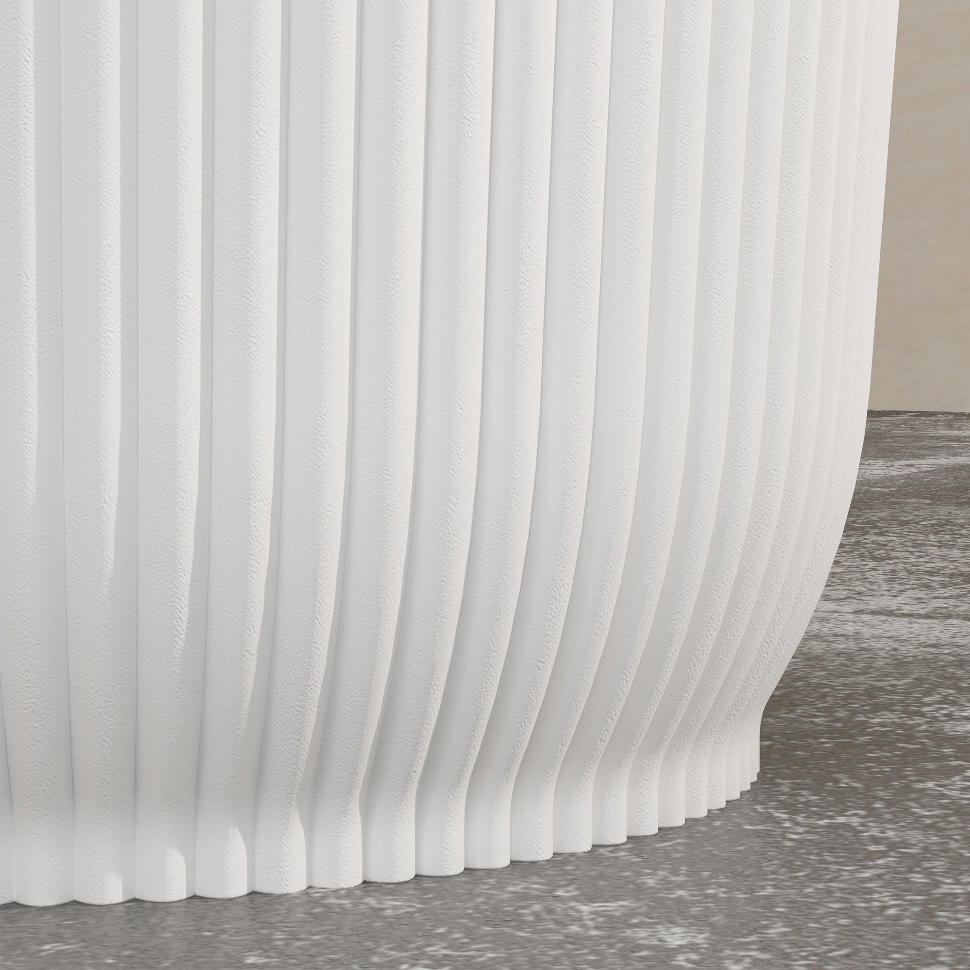 Outsunny Set of Two \'d0\'a422cm Planters - White