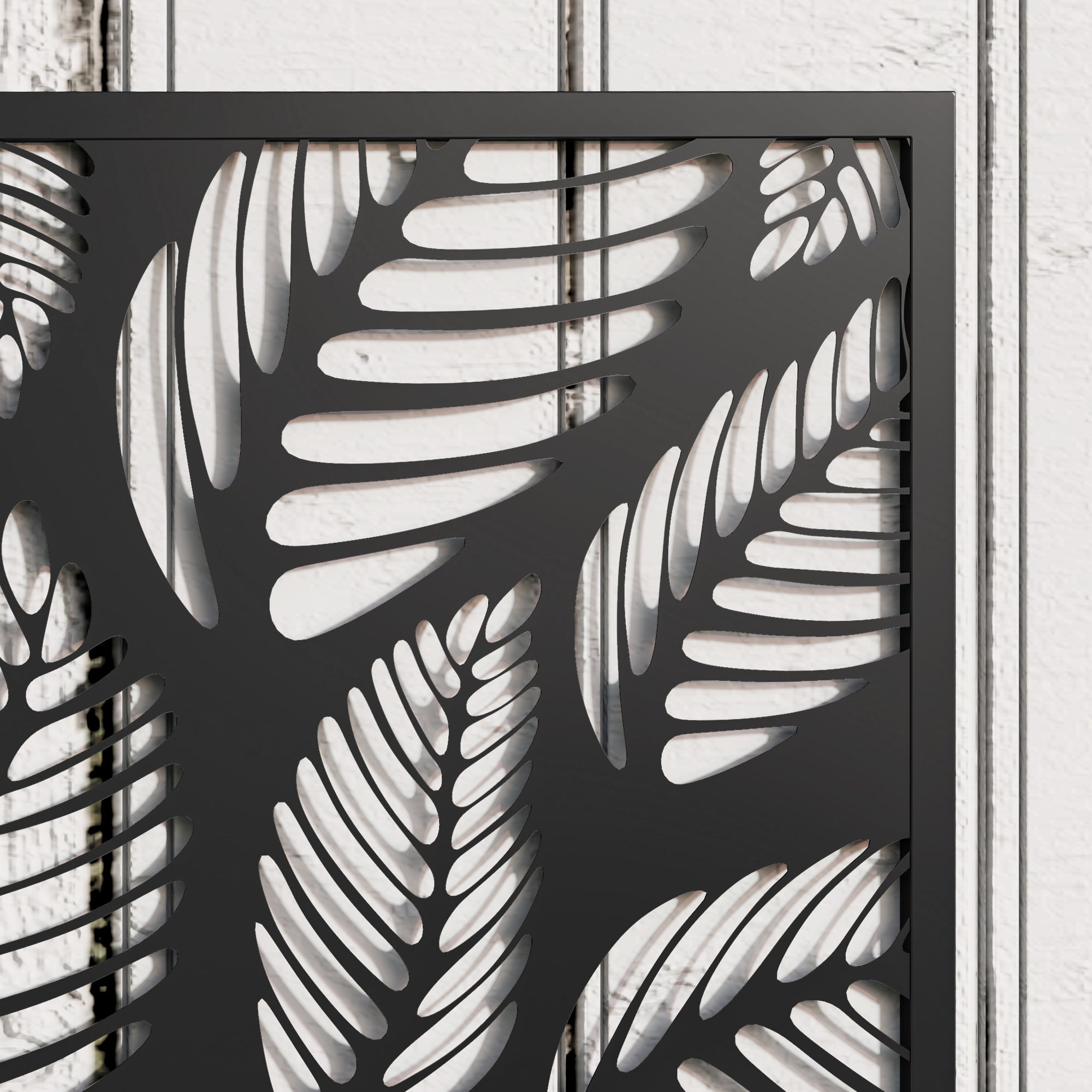 Outsunny Outdoor Metal Planter, with Back Trellis - Black