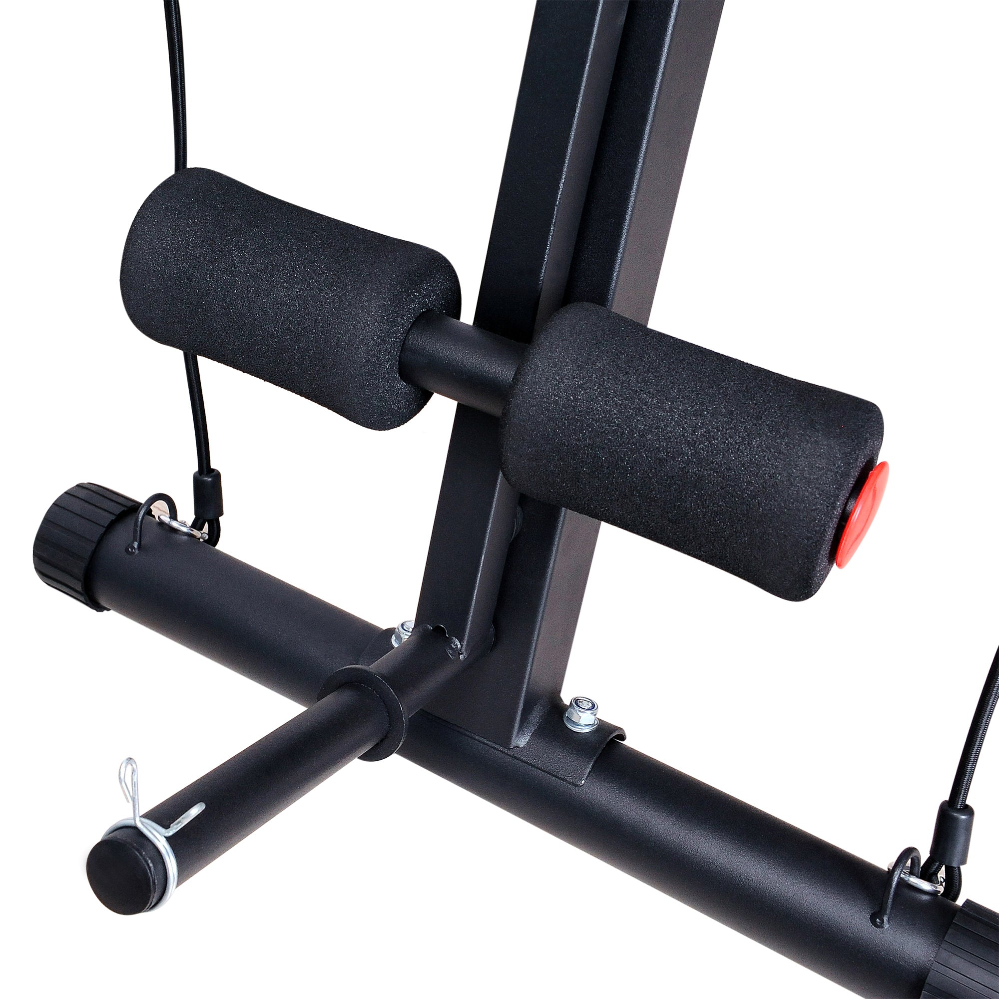 HOMCOM Adjustable Reclined Dumbbell Bench Weight Lifting Set Folding Sit Up Ab Bench Home Training Gym Multiuse Workout Exercise Fitness with 2 x 4kg Dumbbells