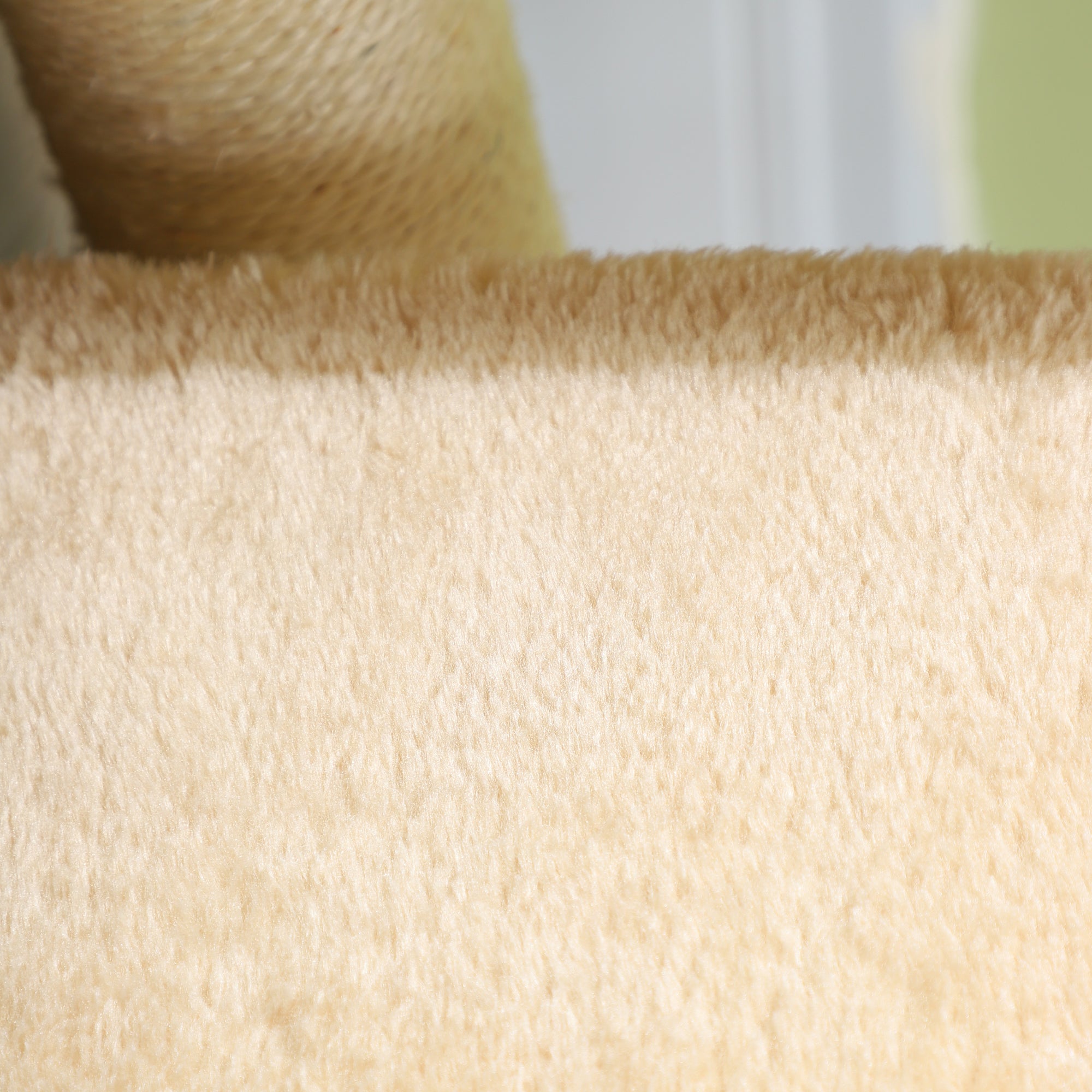 PawHut Pet Stairs 3-step Pet Ladder Cat dog Stairs Climb Ladder Cat Tree, Beige