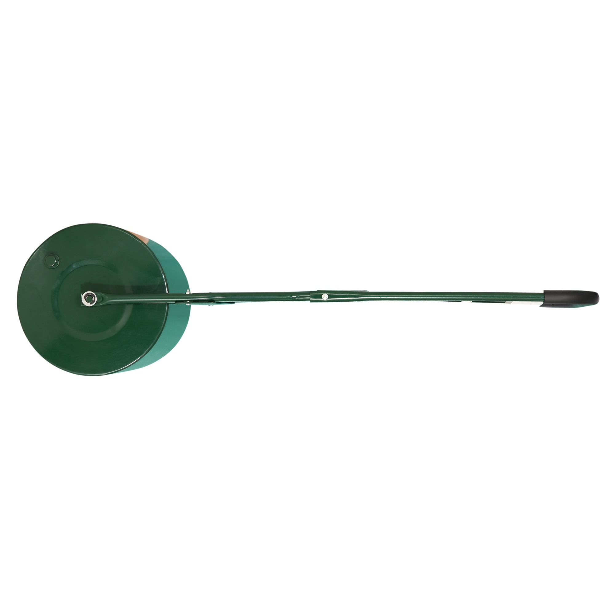 Outsunny 40L Lawn Roller Drum Scraper Bar Collapsible Handle Water or Sand Filled Φ32cm Green