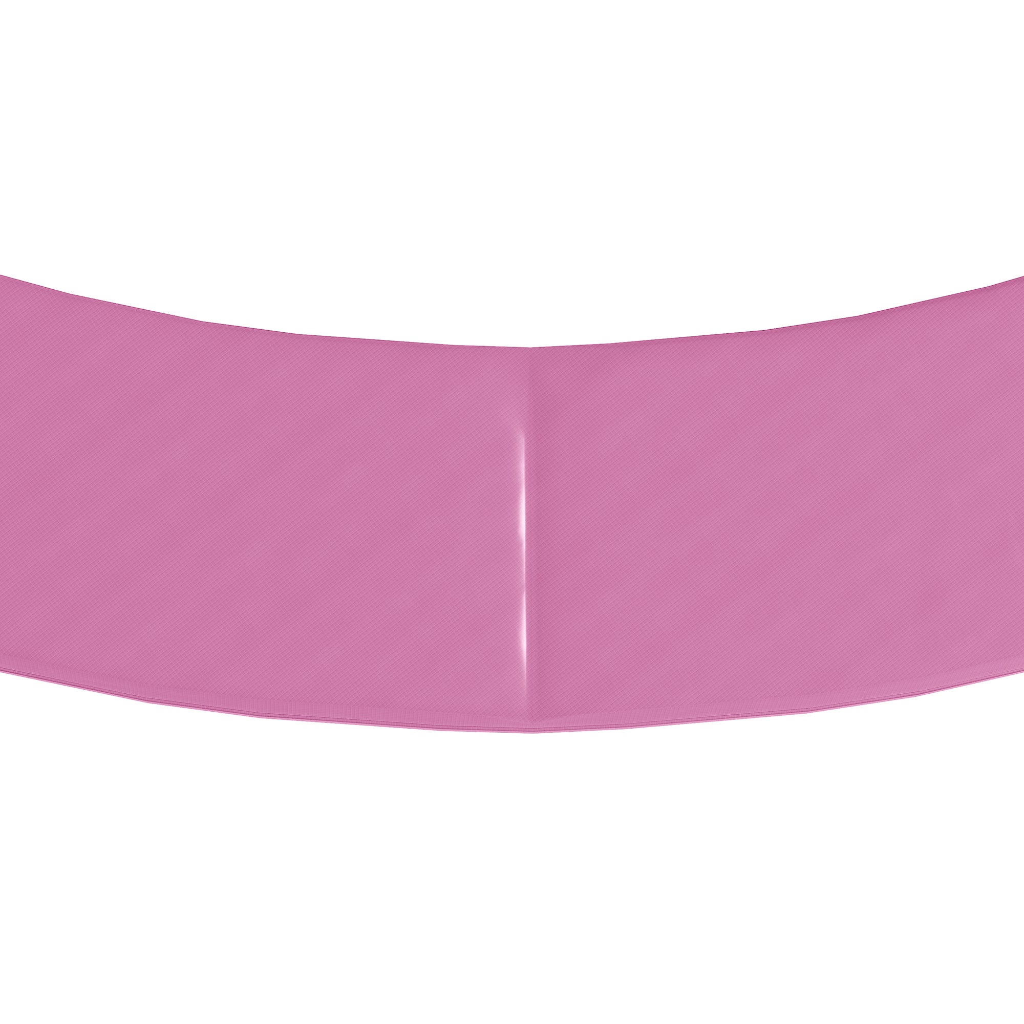 SPORTNOW 12FT Trampoline Spring Cover, Plastic Trampoline Pad Replacement with Elastic Cord, Waterproof, UV Resistant and Tear-Resistant, All-Weather Trampoline Accessories, Pink