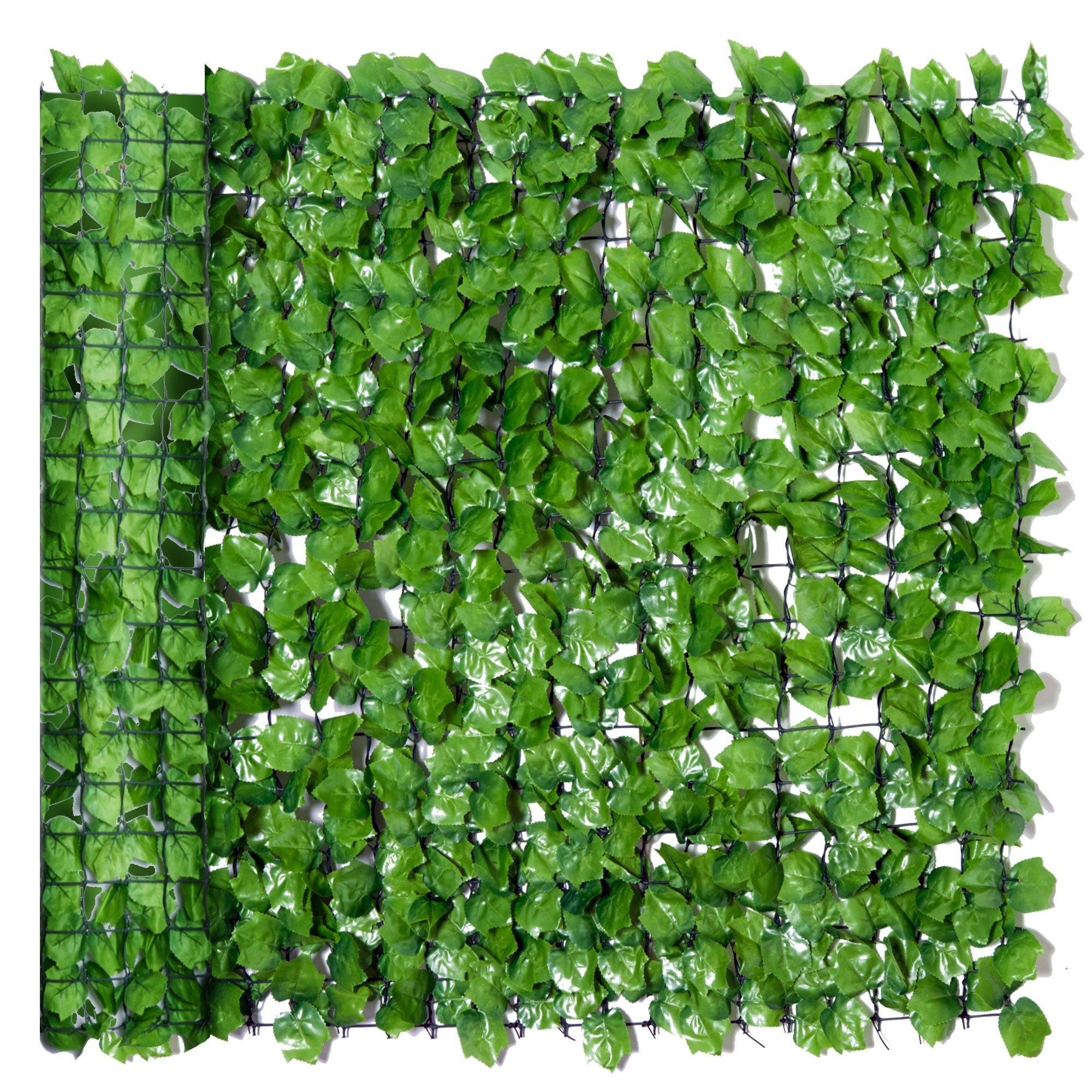 Outsunny Artificial Wall Foliage with Ivy Leaves, Privacy Screen Greenery Grass Wall For Garden Balcony
