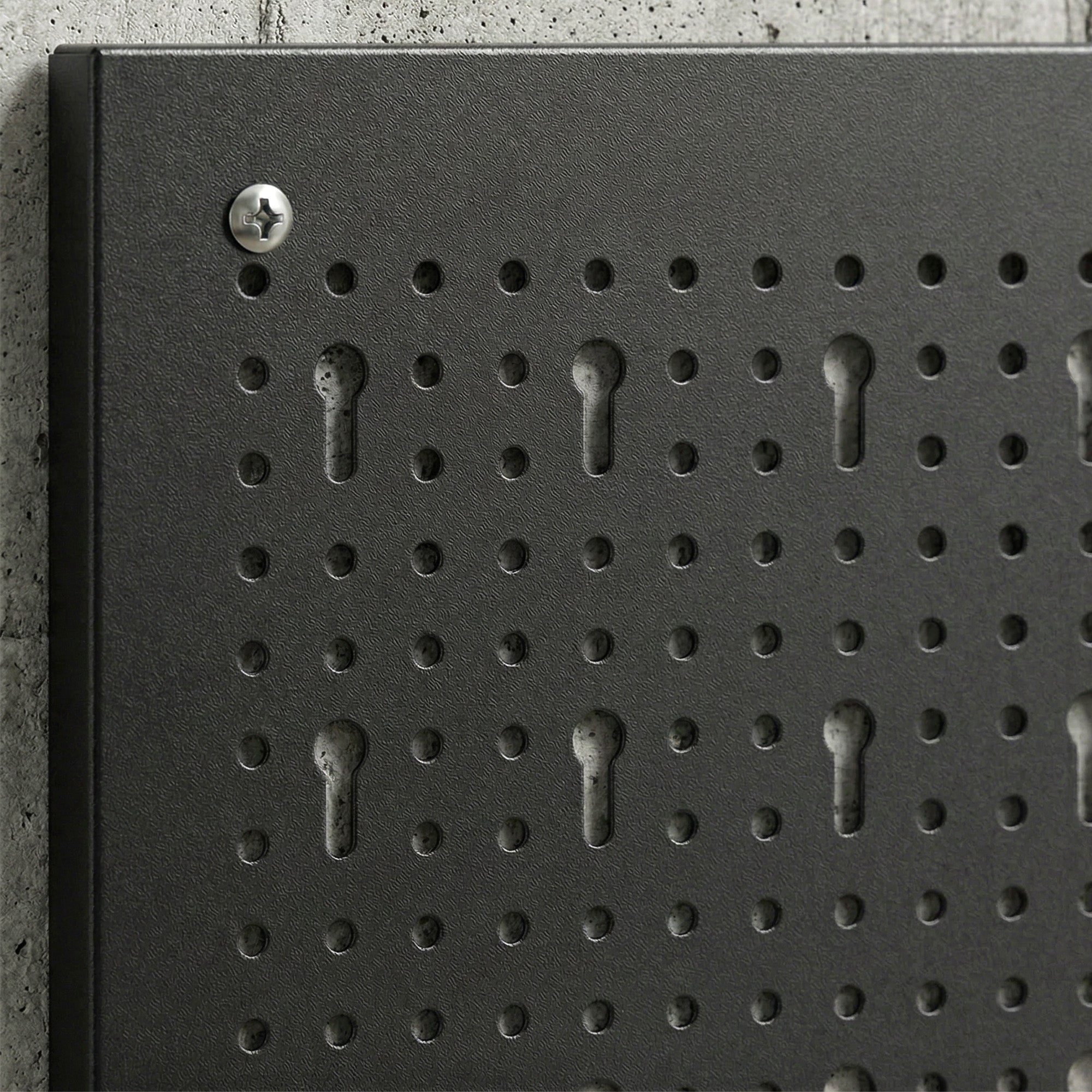 HOMCOM 38 Pcs Wall-Mounted Pegboard with 4 Boards, Garage Tool Storage Unit Black and Red