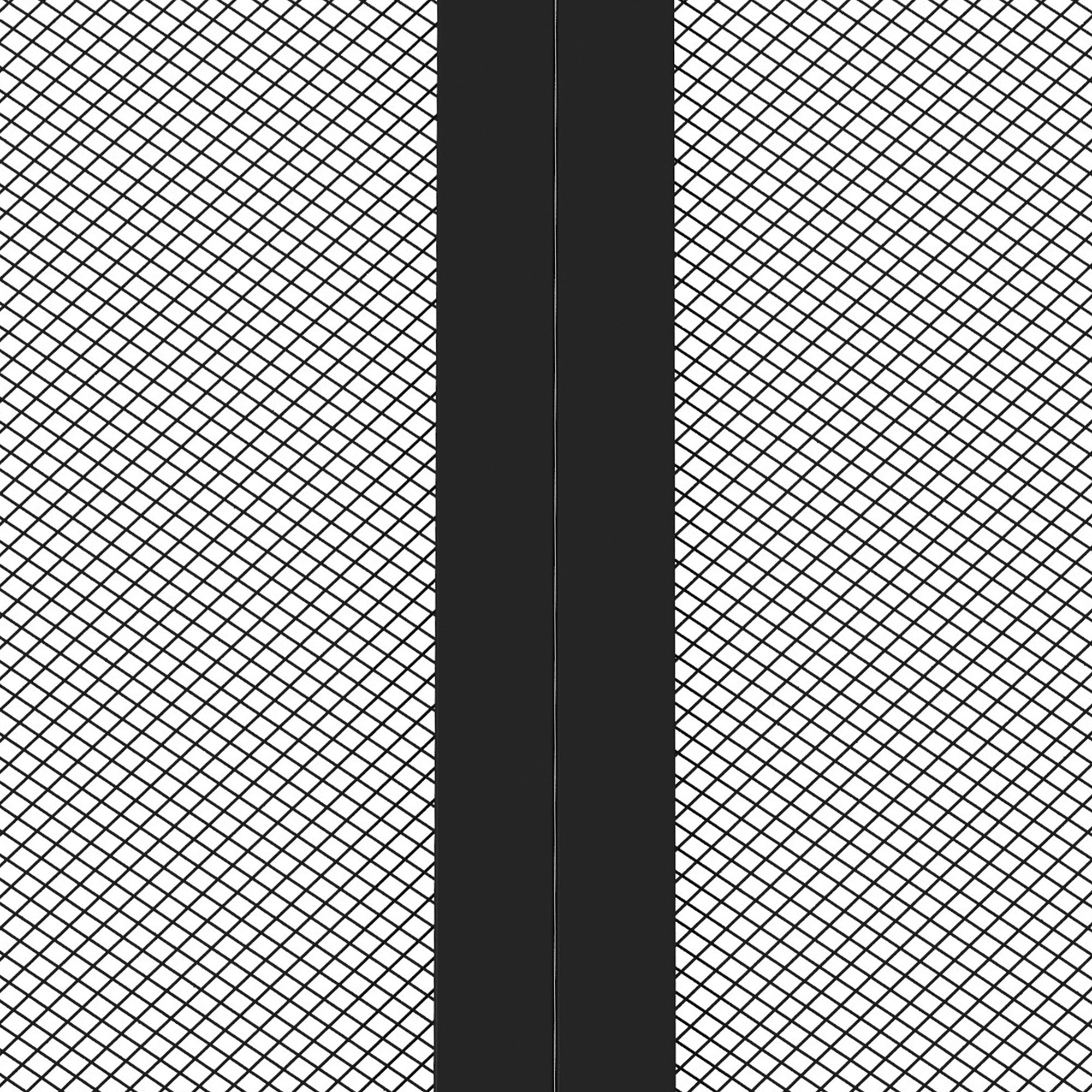 Outsunny Four-Seater Steel Garden Table, with Wired Top - Grey