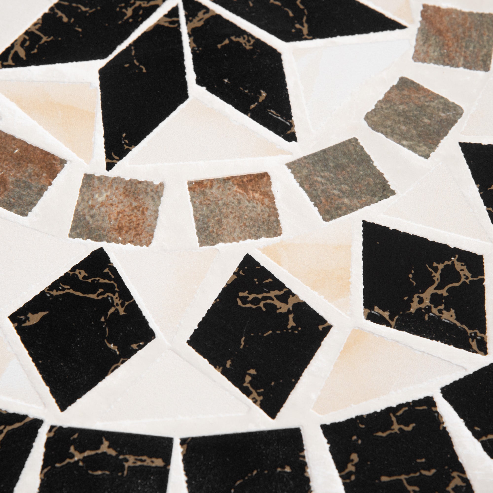 Outsunny \'ce\'a660cm Mosaic Outdoor Patio Table - Black