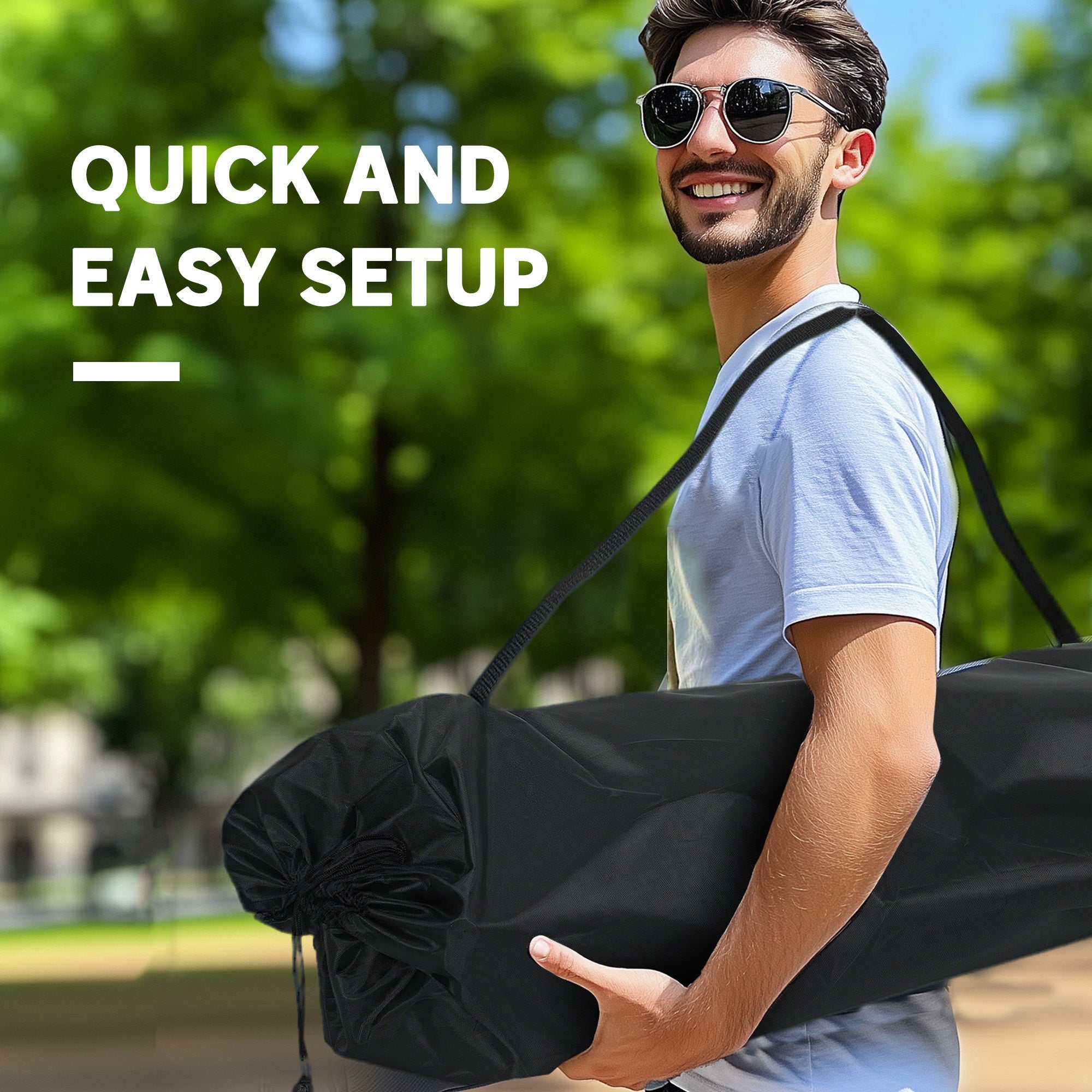 Outsunny Double Camping Chair for Adults, Oversized Heavy Duty Padded Folding Chair with Armrests, Cup Holders and Carry Bag for Outdoor Camping Hiking Picnic Fishing, 250kg Capacity, Khaki