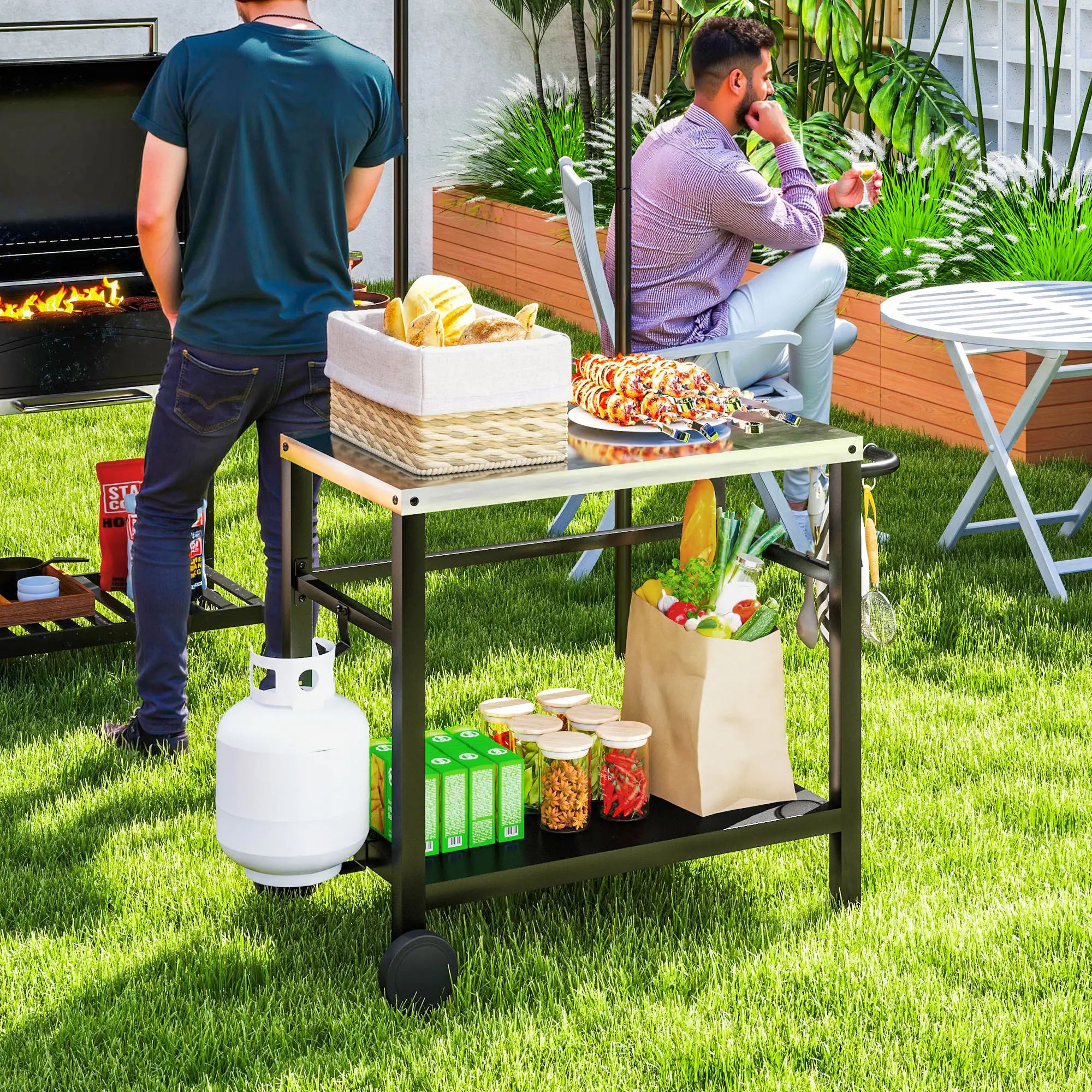 BARBECUE CARTS