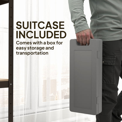 HOMCOM 6Kg Dumbbell Set, Fitness Weight Set for Men and Women, Home Gym Workout, Pink, Purple, Brown