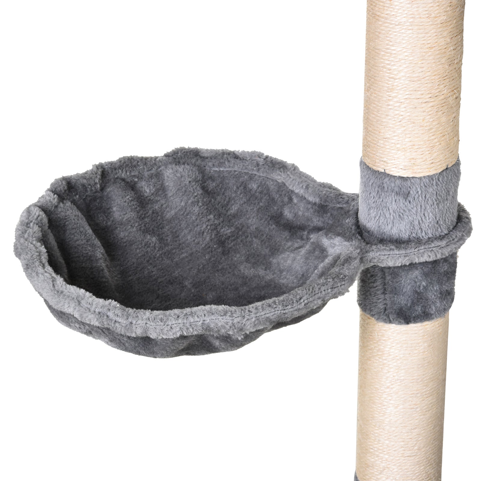 PawHut Cat Tree for Indoor Cats Condo Tower Multi-level Height 150CM  Kittens Activity Stand House with Toys & Various Scratching Posts 