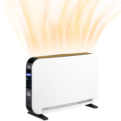 HOMCOM Three-Mode Modern Slimline Heater, 7-35\'e2\'84\'83 Temperature 