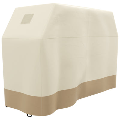 Outsunny 71W x 188Lcm PU Coated Protective Grill Cover - Beige 
