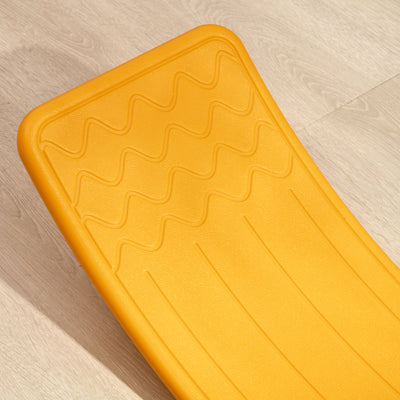 ZONEKIZ Balance Board Kids Wobble Board, Stepping Stone, Montessori Toy for Children, Nursery Toy, for Ages 3-6 Years, 82 x 27.5 x 19.5cm - Orange 