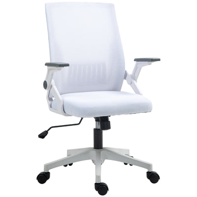 Vinsetto Office Chair, with Lumbar Support - White 