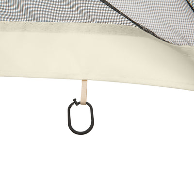 Outsunny 352 x 207cm Universal Replacement Mesh Sidewall Netting for Patio Gazebos and Canopy Tents, (Sidewall Only) Beige 