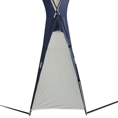 Outsunny Gazebo Party Tent, 3.5x3.5m-Cream/Blue 