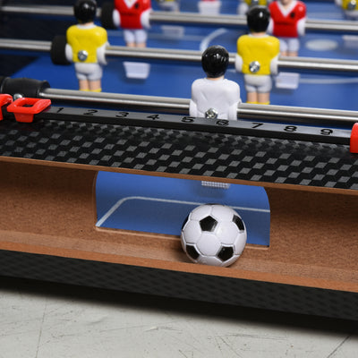 HOMCOM 29 Inch Mini Tabletop Football Foosball Gaming Table  Play Fun Game Toy 74.5L x 36.1W x 12H CM 