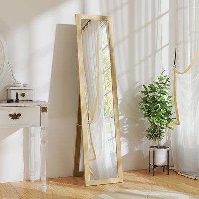 HOMCOM 37 x 157 cm Full Length Mirror - Natural 