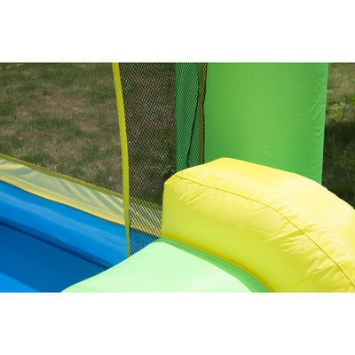 HOMCOM Nylon Inflatable Bouncy Castle Multi-Colour 