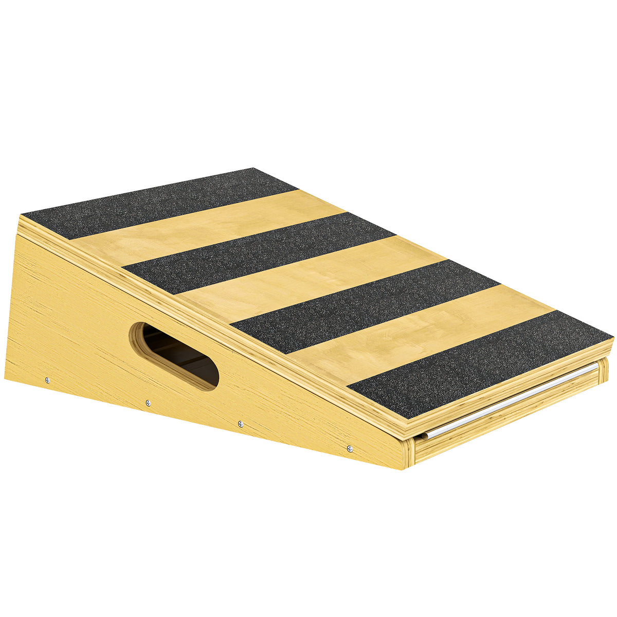 SPORTNOW Portable Slant Board, Adjustable Incline Board Calf Stretcher with Extra Side-Handle Design for Home Gym 