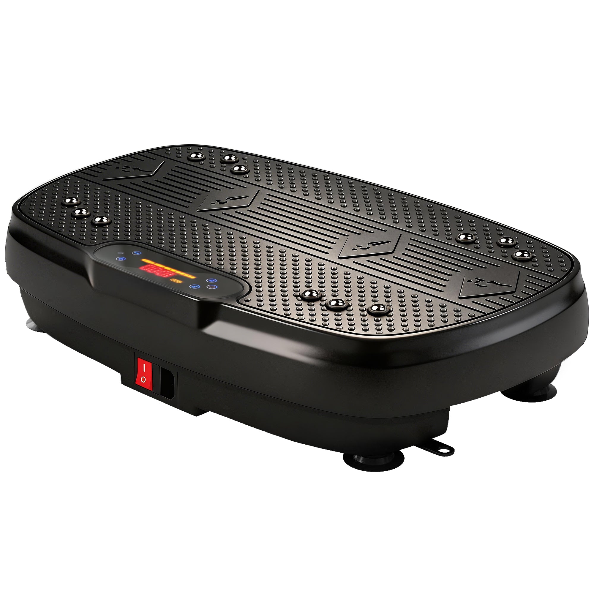 SPORTNOW Vibration Plate Exercise Machine with 120 Speed Levels, 5 Programs, Quiet Vibrating Plate with Resistance Bands 