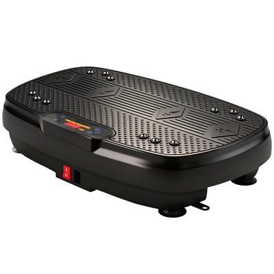SPORTNOW Vibration Plate Exercise Machine with 120 Speed Levels, 5 Programs, Quiet Vibrating Plate with Resistance Bands 