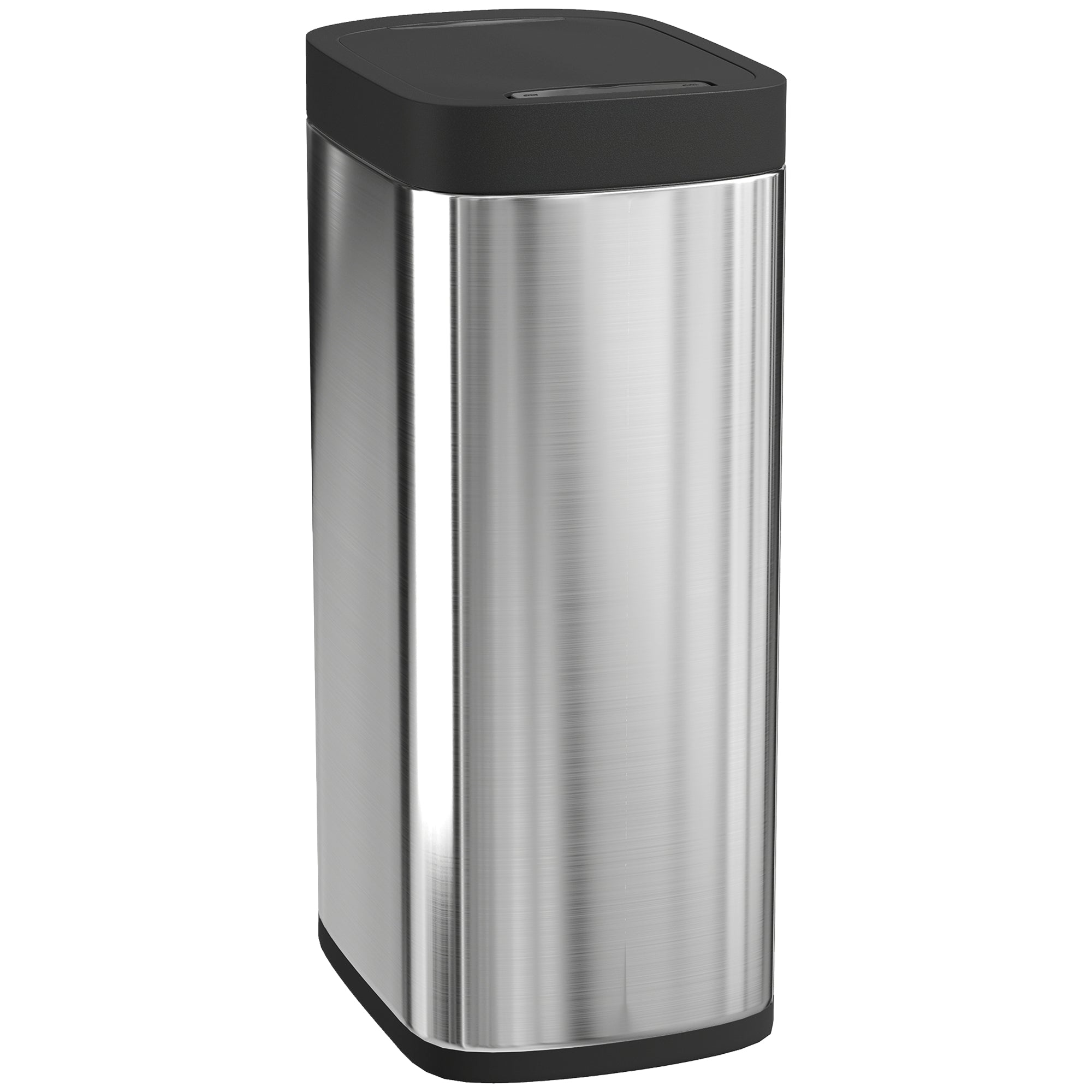 HOMCOM 50L Sensor Bin, Automatic Kitchen Bin, Manual Override, Battery Operated, Inner-Bucket-Free, for Kitchen, Bedroom 