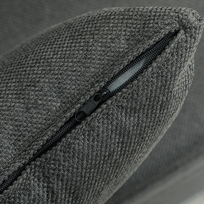 HOMCOM Three-Way Two-Seater Sofa Bed - Charcoal Grey