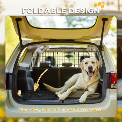 PawHut Dog Guard for Cars, Vans, Vehicles, with 93-150cm Adjustable Width 