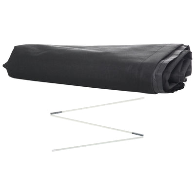 Outsunny Garden Parasol Cover Waterproof Outdoor Cantilever Banana Umbrella Protector 300D Oxford Fabric 200 x 50/80 cm 