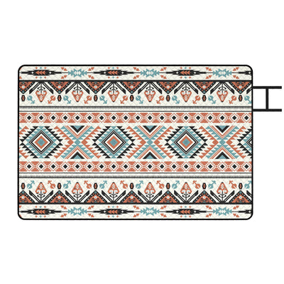 Outsunny Picnic Blanket, 300x200CM Large Beach Blanket Outdoor Picnic Mat with Integrated Strap for Camping, Mix-Colour 