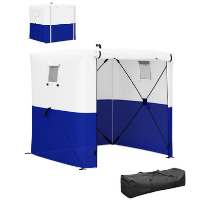 Outsunny 2 x 2m Pop-Up Gazebo, with Accessories - Dark Blue 