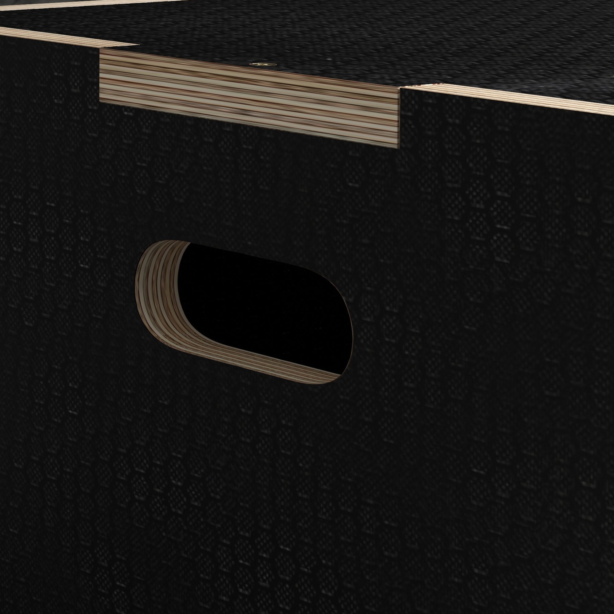 SPORTNOW Multi-Faceted Jump Box, Wooden Step Up Box, for Home, Gym, Exercise, 41/51/61cm - Black 