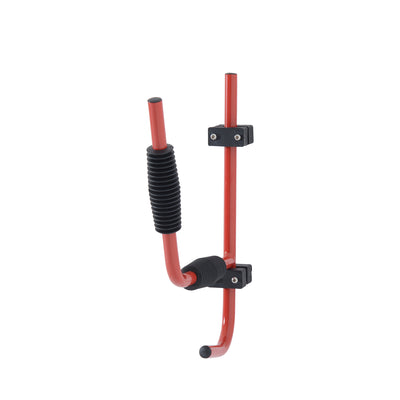 HOMCOM Kayak Canoe Heavy Duty Wall Mounted Storage Holder Rack Heavy Duty Storing Hangers Red 