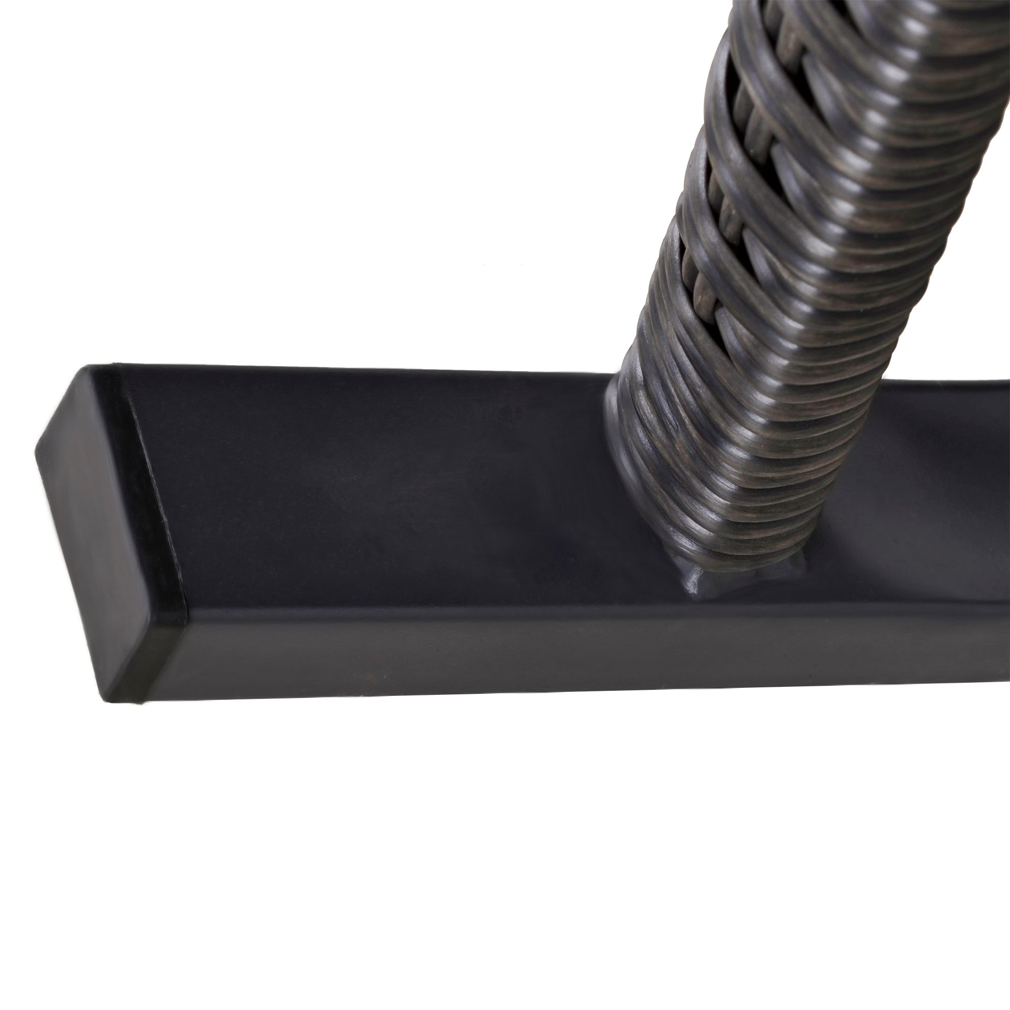 Outsunny Outdoor PE Rattan Rocking Chair, Garden Rocking Chair Set with Armrest and Cushion, Grey 