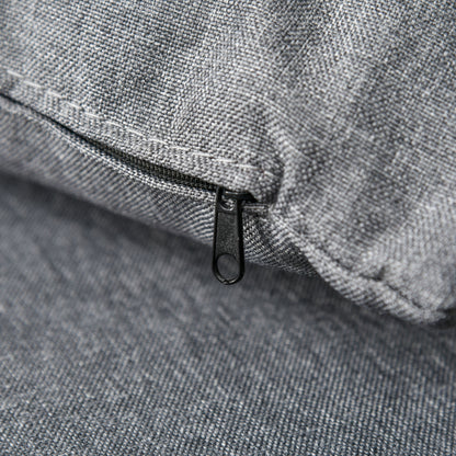 HOMCOM Two-Seater Pull-Out Sofa Bed - Grey 