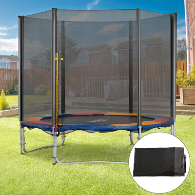 HOMCOM 10ft Trampoline Net Replacement Enclosure, Black 