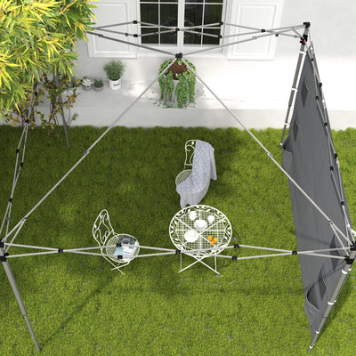 Outsunny 195 x 295cm Replacement Gazebo Sidewall - Grey 