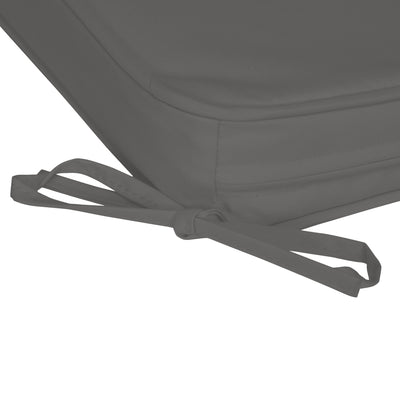 Outsunny Set of 6 Pcs Chair Cushion, 42Lx42Wx5T cm-Grey 