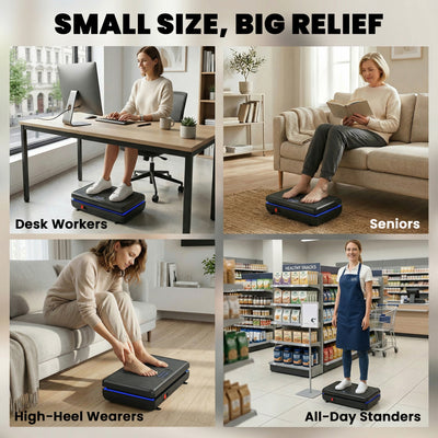 SPORTNOW Vibration Plate Exercise Machine with 120 Speed Levels, 5 Programs, Quiet Vibrating Plate with Resistance Bands 