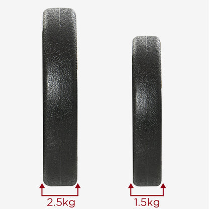 HOMCOM 20KG Adjustable Weights Dumbbells Set, Dumbbell Hand Weights for Home Office Gym Body Fitness Lifting Training, Black 