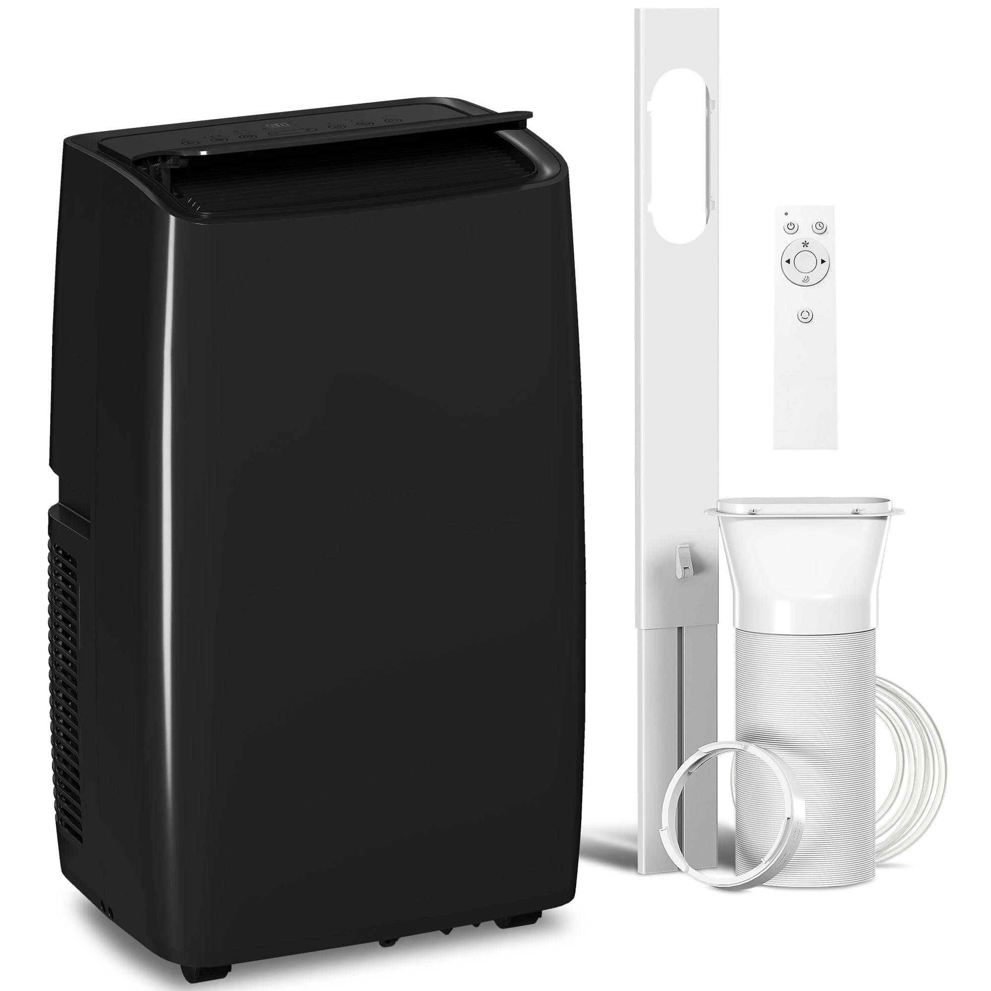 HOMCOM Portable Air Conditioner 12000 BTU, 4-in-1 Air Conditioning Unit, Dehumidifier, Cooling, Fan, Sleep Mode with 2 Speeds 