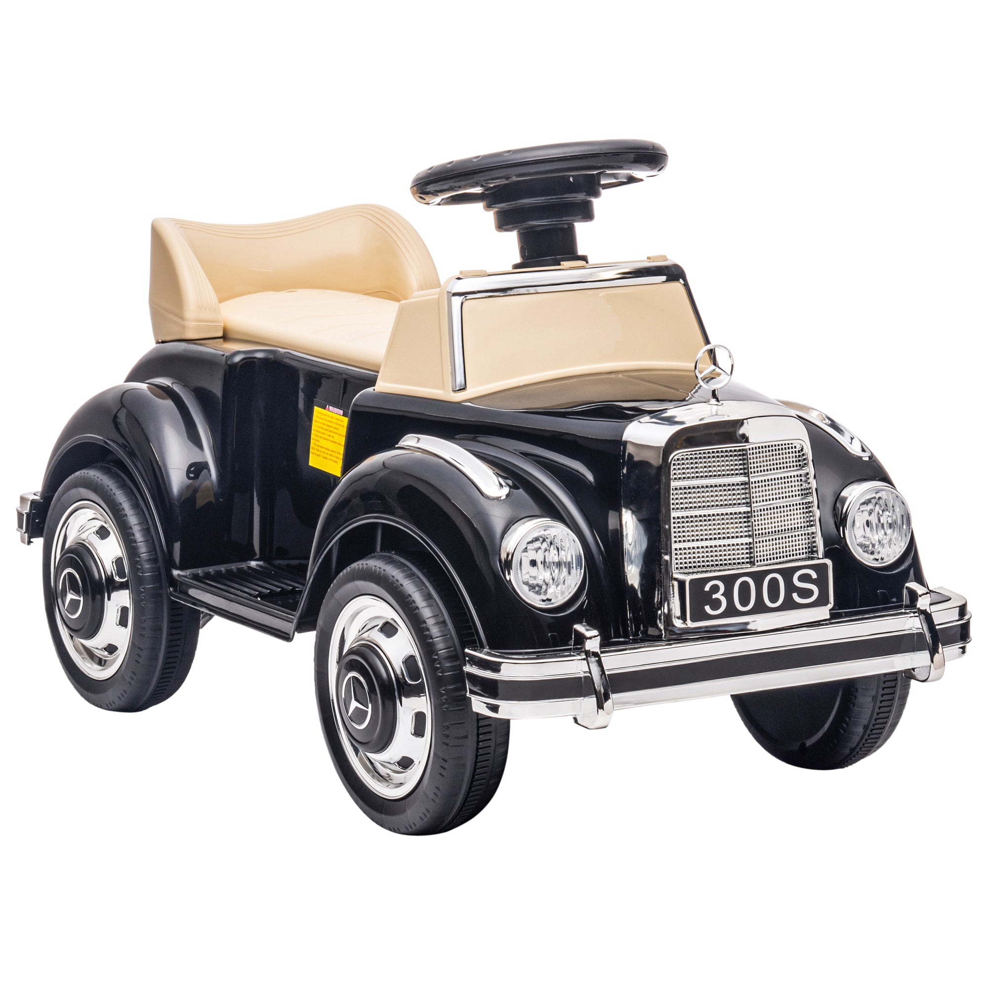 AIYAPLAY Foot to Floor Ride on Sliding Car Mercedes-Benz 300S Licensed for 18-48 months 