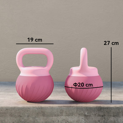 SPORTNOW Soft Kettlebell, 8kg Kettle Bell with Anti-Slip Grip for Home Gym Weight Lifting and Strength Training 