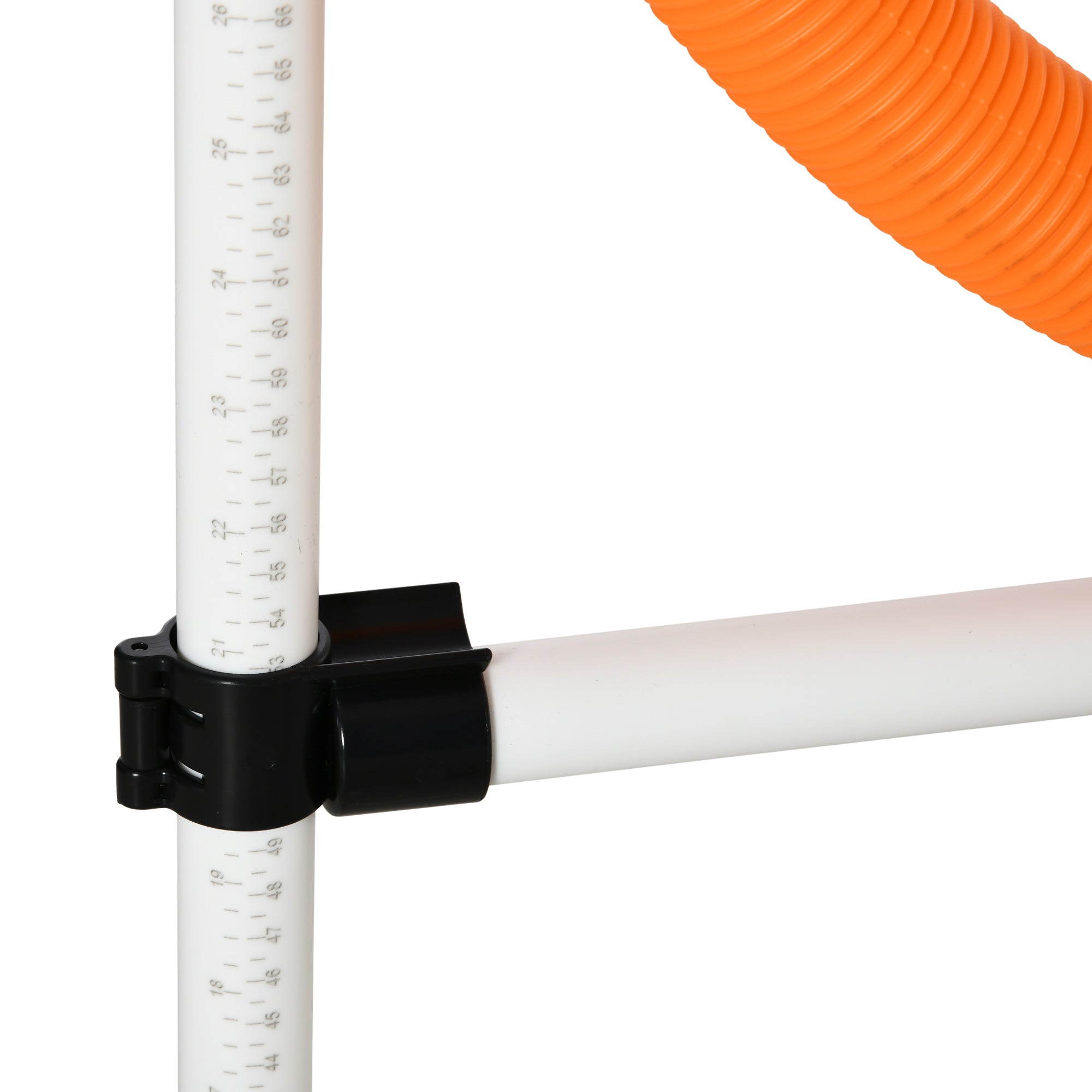 PawHut 3 Piece Pet Agility Training Equipment Dog Play Run Jump Obedience Training Set Adjustable (Pole + Hoop + Hurdle) 